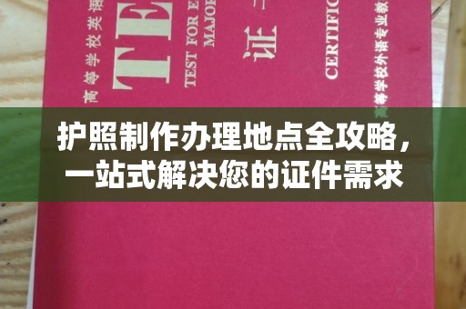 番禺护照制作办理地点全攻略，一站式解决您的证件需求