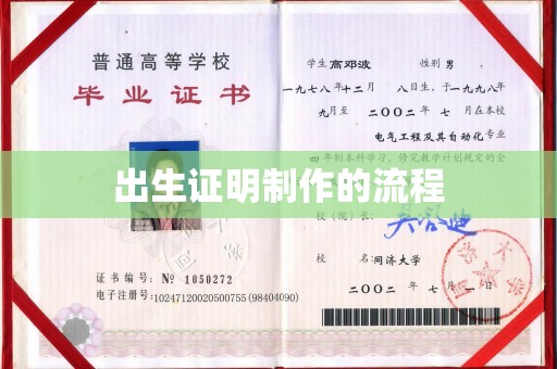 番禺出生证明制作的流程