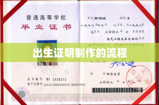 番禺出生证明制作的流程