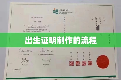 番禺出生证明制作的流程